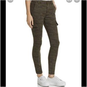 Joes Jeans Charlie Ankle Cargo Camo Skinny Jeans Green Utility